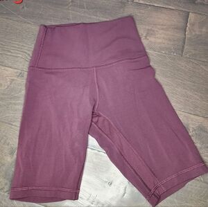 Lululemon Athletica Purple Bike Shorts